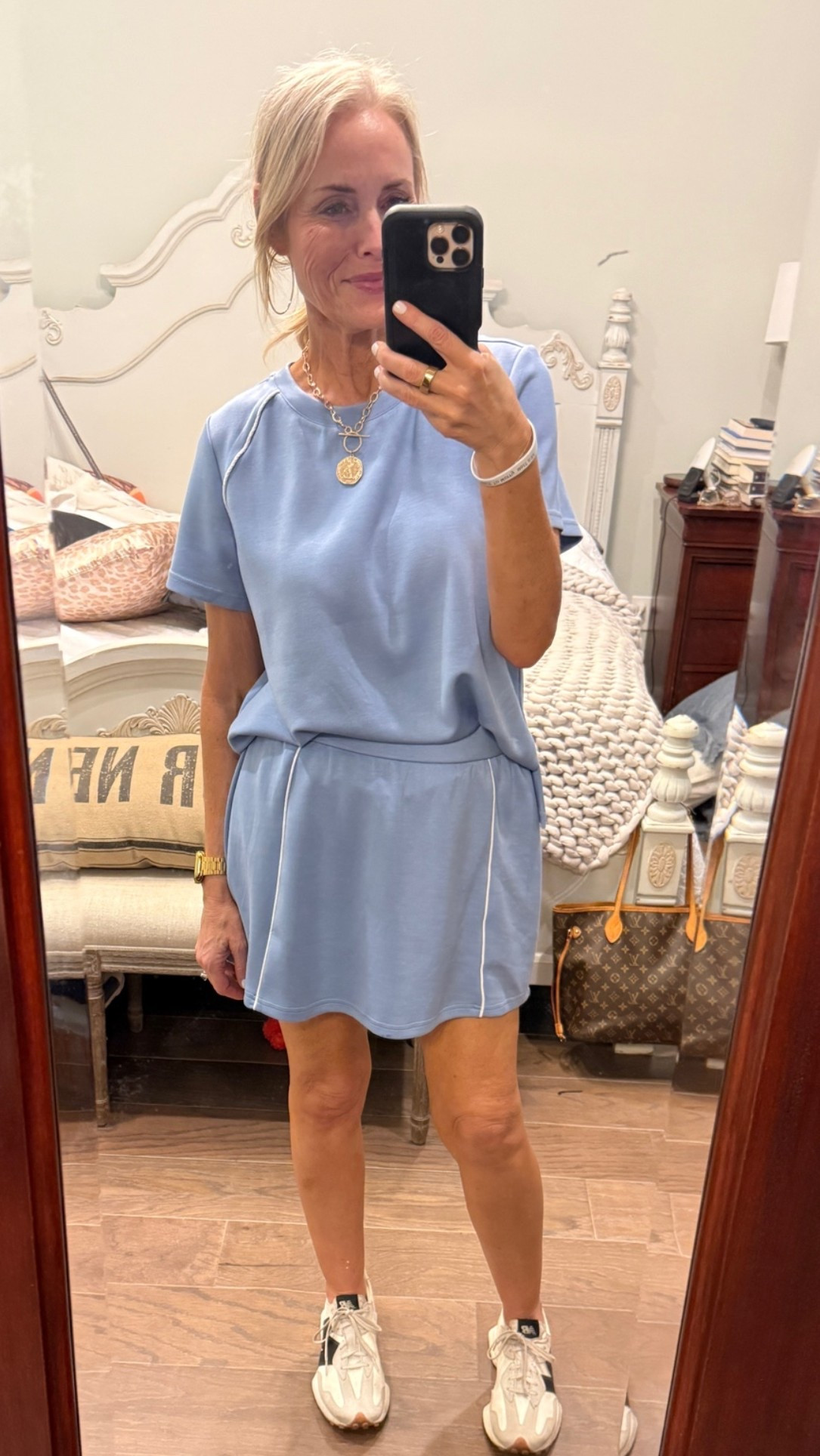 Wearing my true size medium in this look for less Amazon set

#LTKootd #LTKOver40 #LTKTall