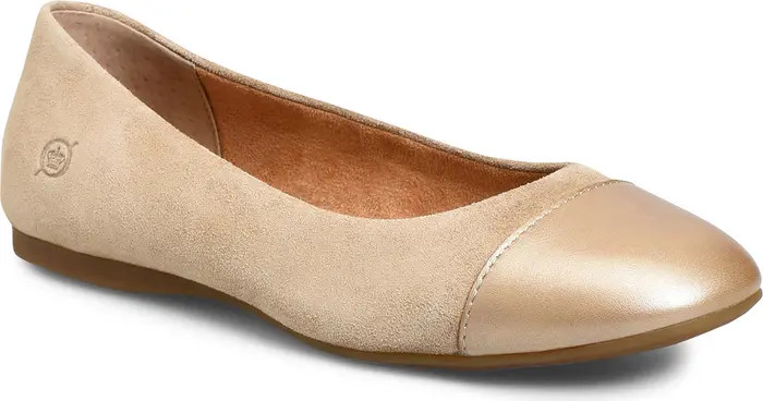 Børn Batti Mixed Media Ballet Flat (Women) | Nordstrom | Nordstrom