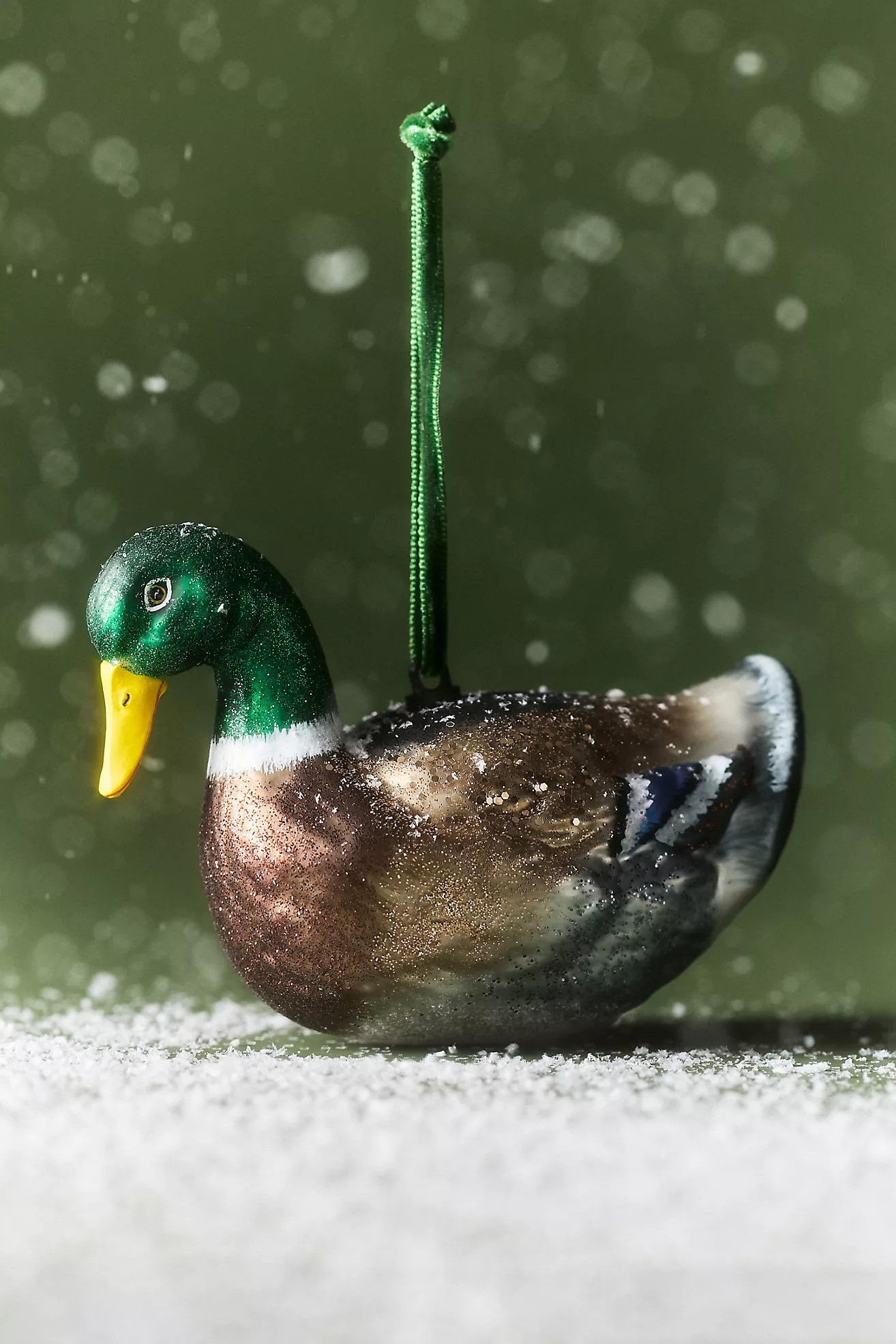 Mallard Duck Glass Ornament | Anthropologie (US)
