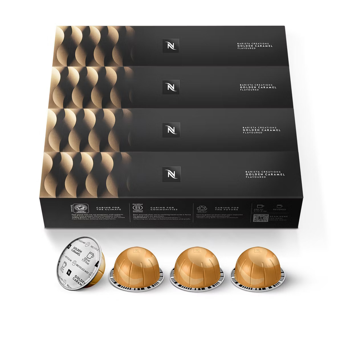 Nespresso Vertuo Golden Caramel Flavored Coffee Capsules Medium Roast - 40ct | Target