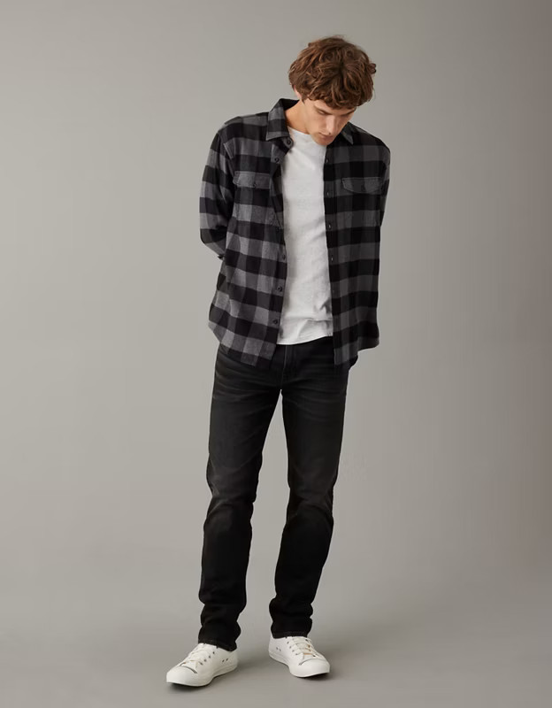 AE AirFlex+ Athletic Straight Jean | American Eagle Outfitters (US & CA)