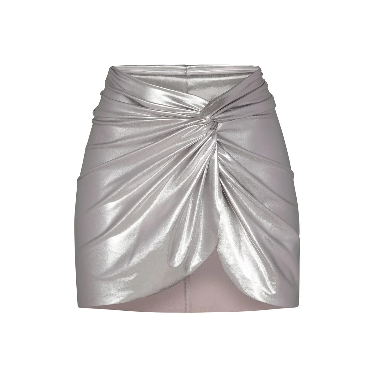 METALLIC SWIM SARONG MINI SKIRT | SKIMS (US)