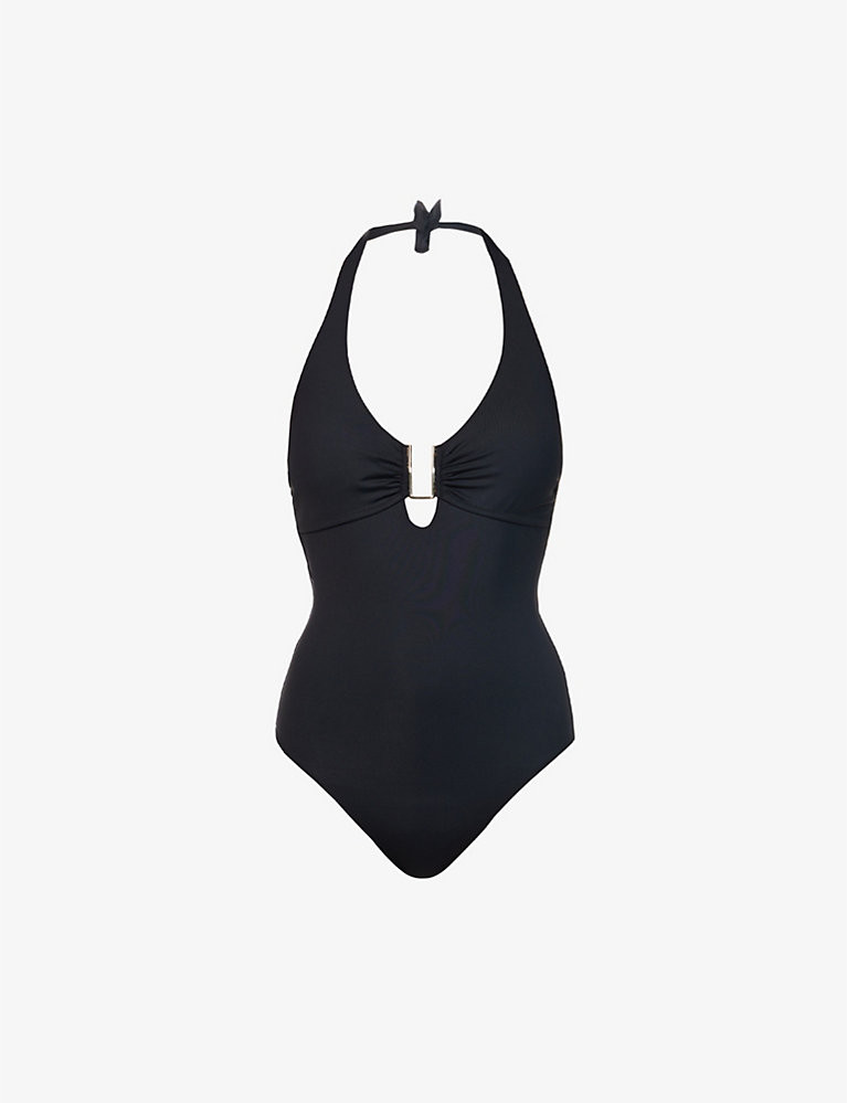 Tampa halter-neck swimsuit | Selfridges