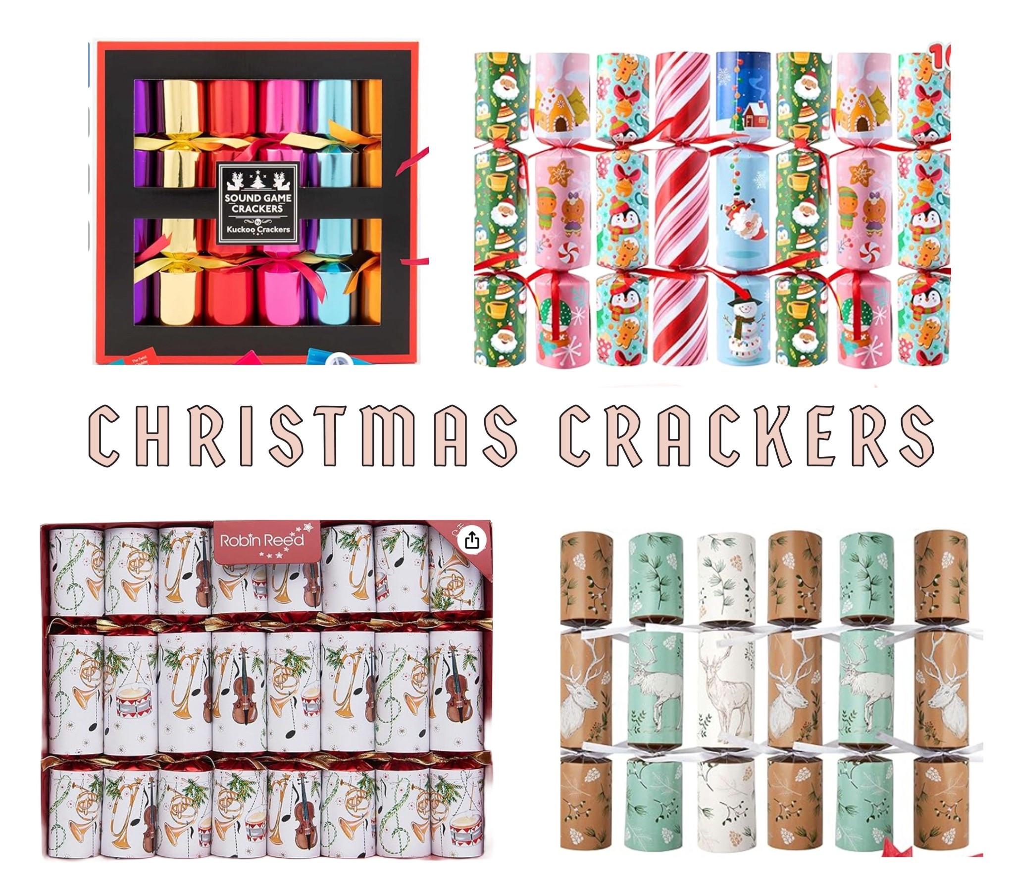 Christmas crackers are so fun and festive for table settings! These will arrive in time for the big day.✨💕

#LTKKids #LTKHome #LTKHoliday