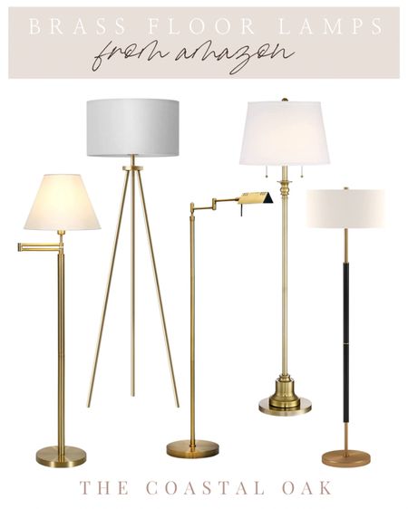Roundup of brass floor lamps from Amazon

home decor classic modern traditional gold cream black linen lights

#LTKstyletip #LTKhome
