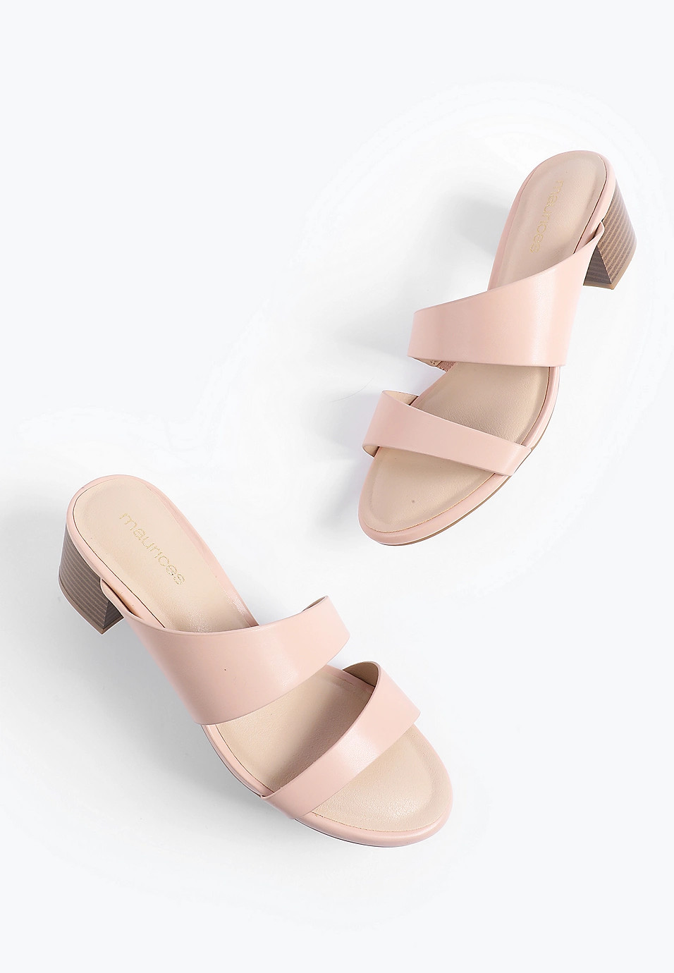 SuperCush Slip On Block Heel Sandals | Maurices