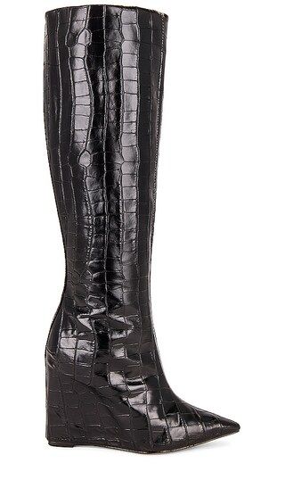 Aysa Up Boot in Black | Revolve Clothing (Global)