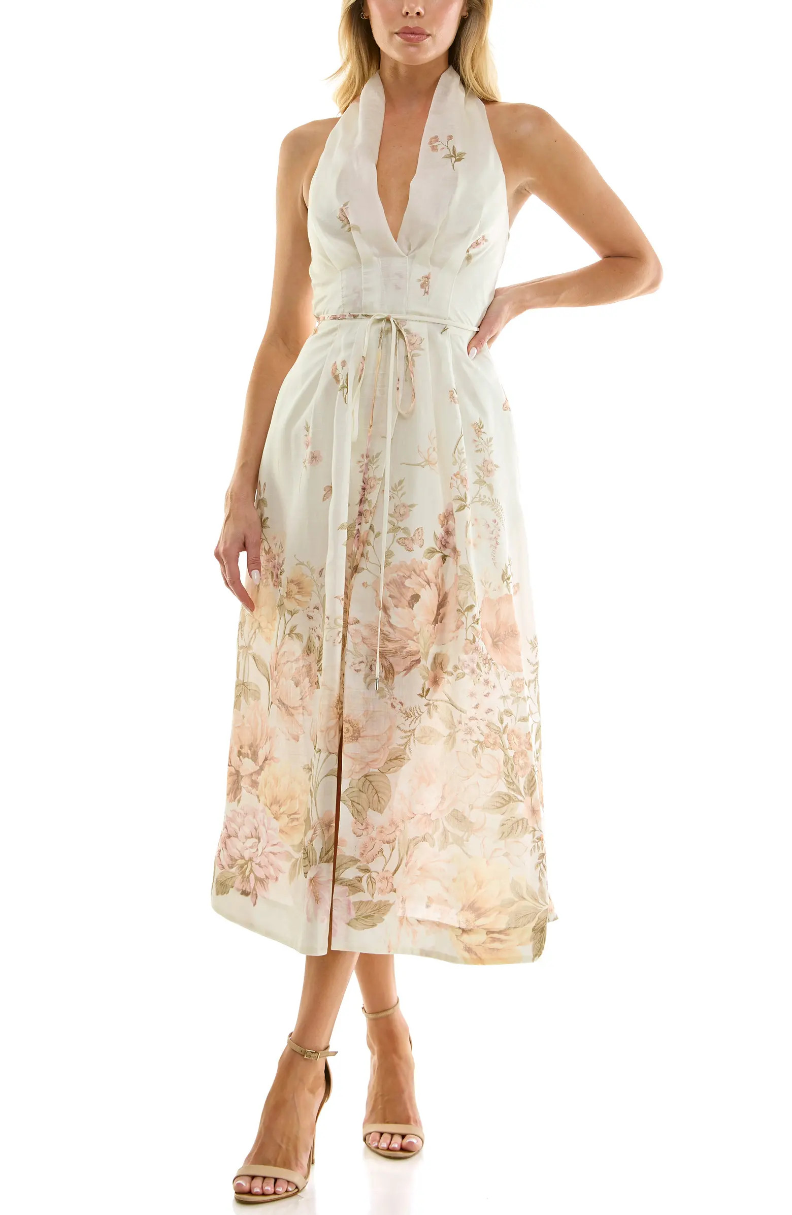 Socialite Midi Halter Dress | Nordstrom | Nordstrom