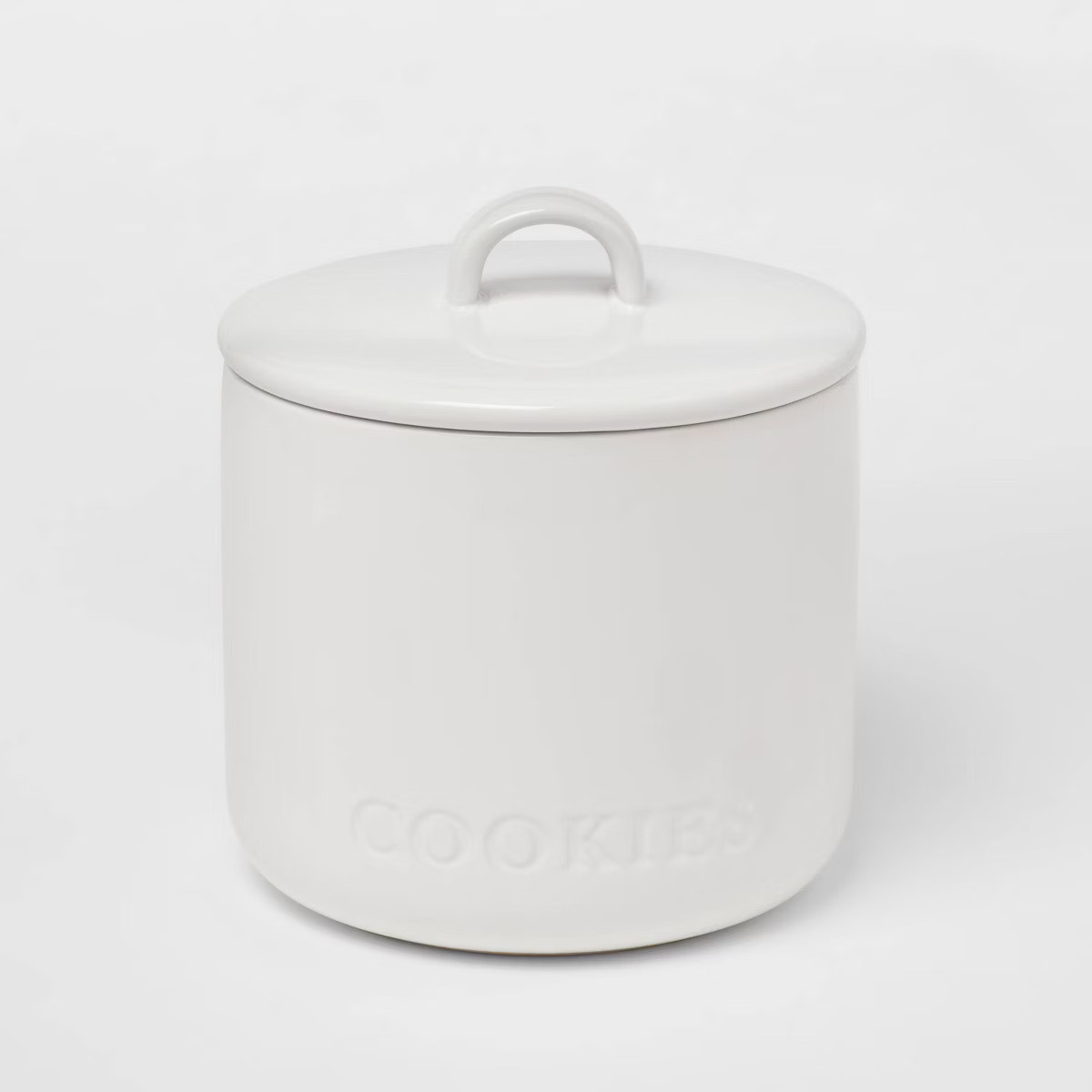 Stoneware Hand Lettered Canister - Threshold™ | Target