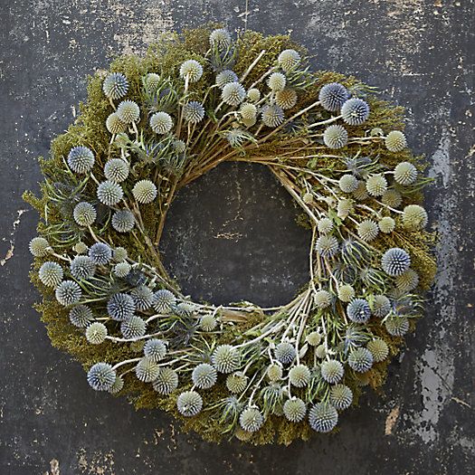Preserved Sweet Annie + Echinops Wreath | Terrain