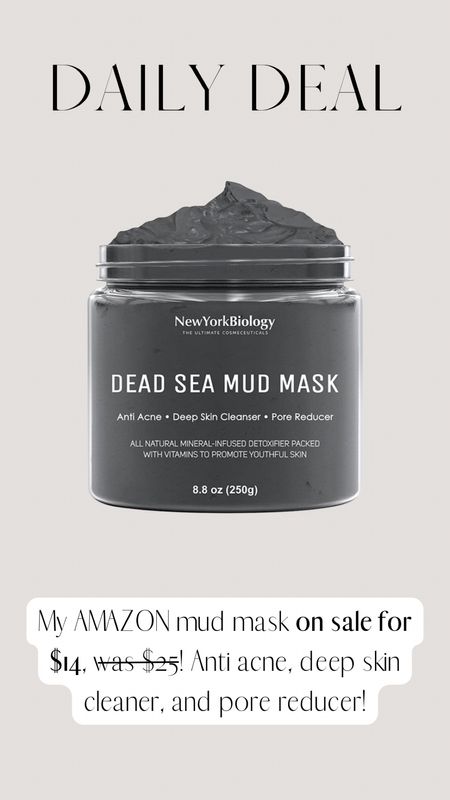 My Amazon mud mask on sale! 

Lee Anne Benjamin 🤍

#LTKsalealert #LTKunder50 #LTKbeauty