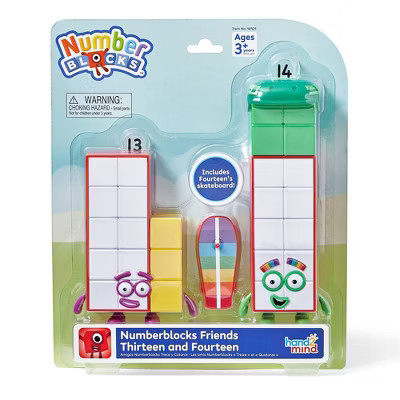 Hand2Mind Numberblocks Friends Thirteen and Fourteen Figure Pack | Target