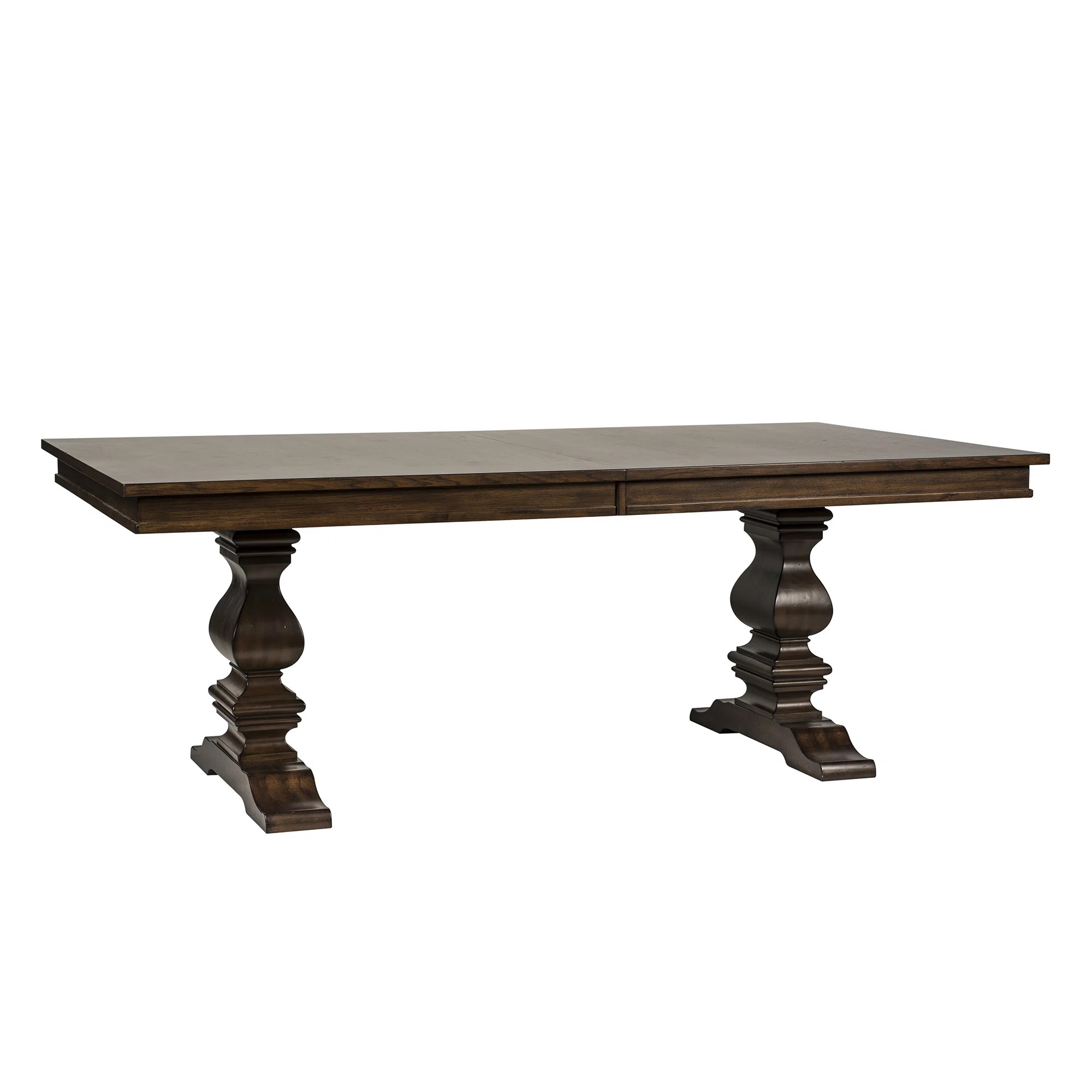 Charlton Home® Gulnaaz Trestle Dining Table w/ 24" Removable Leaf & Reviews | Wayfair | Wayfair North America