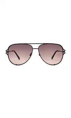 Quay High Key Twist Sunglasses in Chocolate & Brown Fawn from Revolve.com | Revolve Clothing (Global)