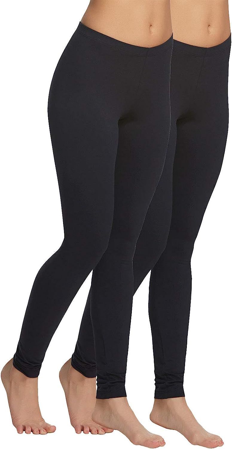 Velvety Super Soft Lightweight Legging 2-Pack | Amazon (US)