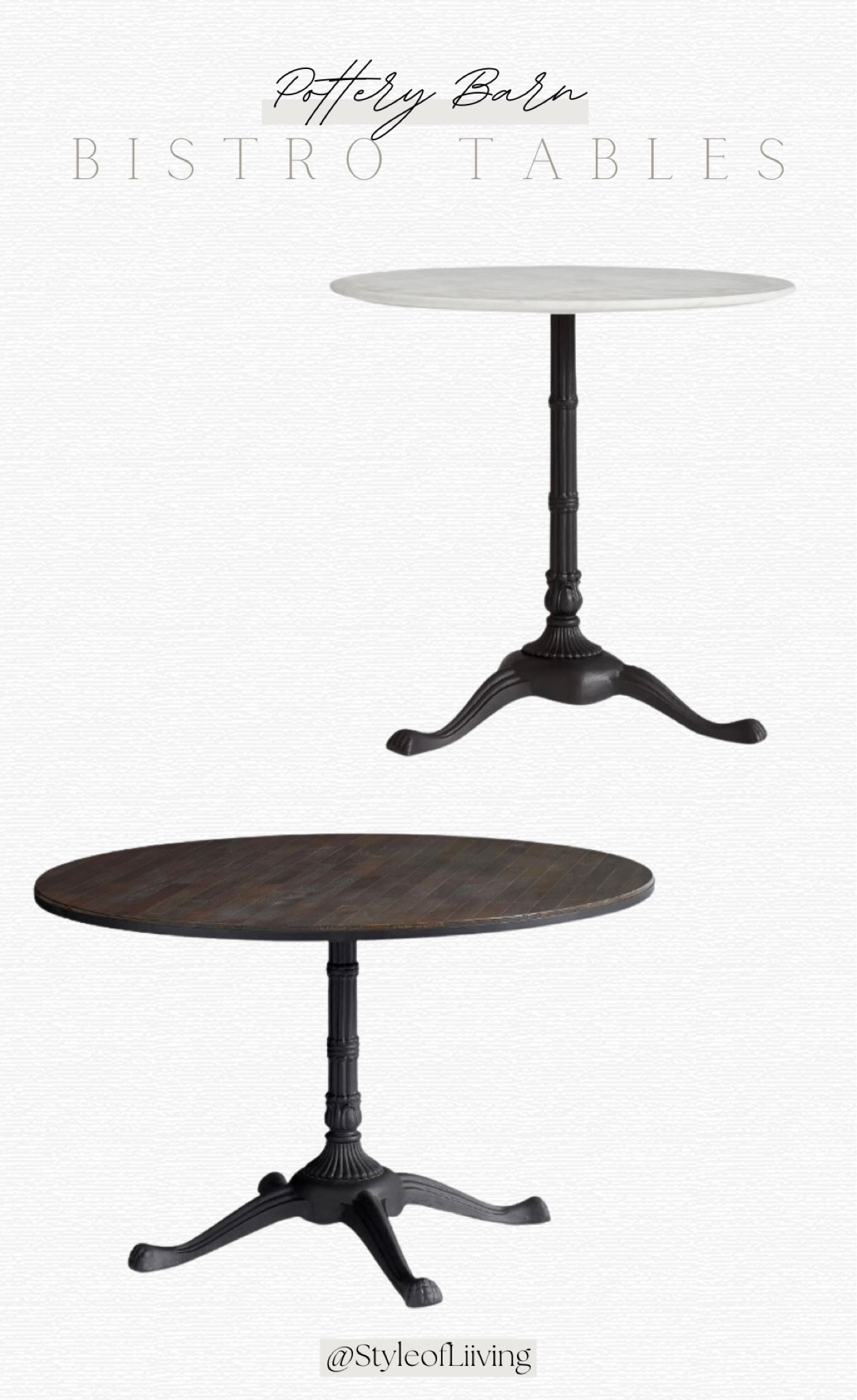 Bistro dining room tables from Pottery Barn! #furniture

#LTKstyletip #LTKfamily #LTKhome