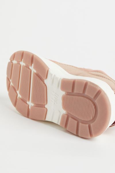 Sneakers in soft pastel shades with faux leather sections. Padded edge and tongue, elasticized la... | H&M (US)