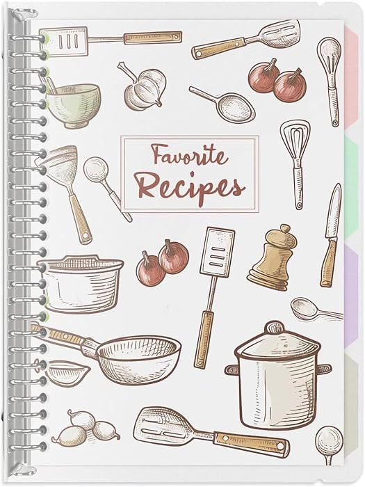 ​​LuBudingJoy Blank Recipe Book to Write in Your Own Recipes​​ – 8.5"x11" Hardcover wit... | Amazon (US)