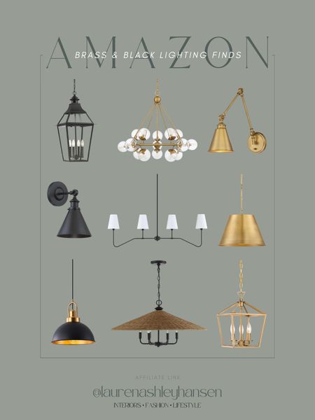 These Amazon lighting finds are truly so beautiful, and so high end looking! If you’re in the marketing for some new lighting, check out Amazon first. I love these black and brass finishes, and the price points are great too. Lighting is an easy way to completely change the look and feel of a room! 

#LTKstyletip #LTKhome