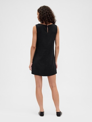 Linen-Blend Apron Mini Dress | Gap Factory