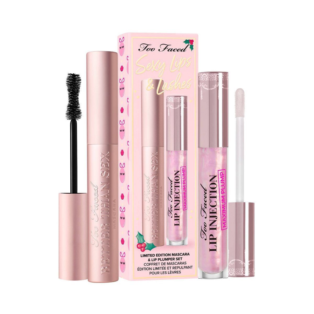 Too Faced Sexy Lips & Lashes Limited Edition Mascara & Lip Plumper Set - 0.41oz/2pc - Ulta Beauty | Target