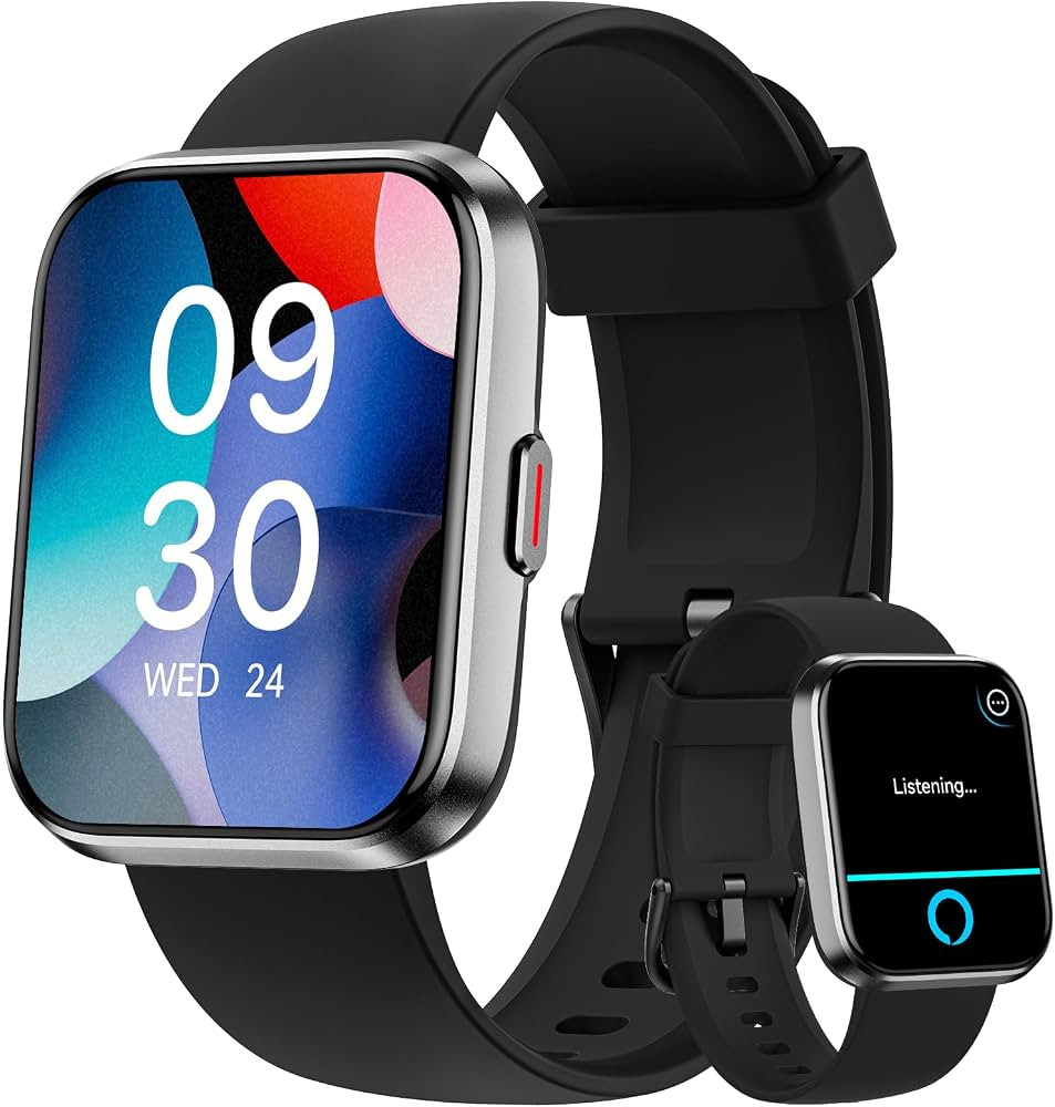 Fitpolo Smart Watches for Men/Women, 1.8'' Alexa Built-in Fitness Tracker Watch with Bluetooth Ca... | Amazon (US)