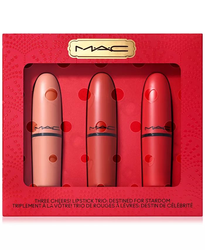 MAC 3-Pc. Three Cheers! Lipstick Set, Created for Macy's & Reviews - Makeup - Beauty - Macy's | Macys (US)