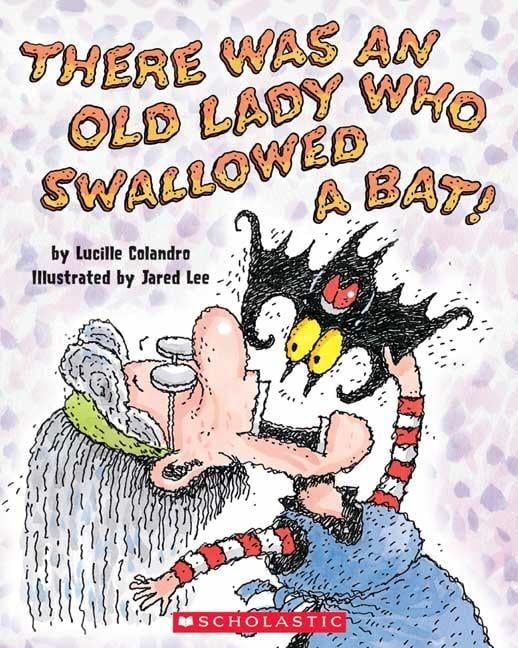 There Was an Old Lady Who Swallowed a Bat! (Paperback) | Walmart (US)