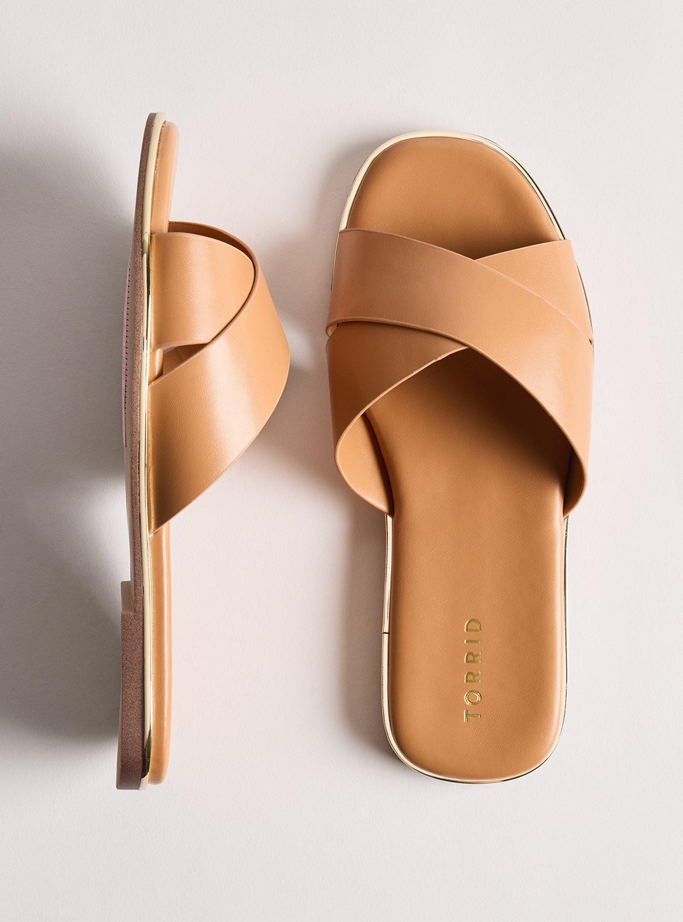 Criss-Cross Metal Trim Slide (WW) | Torrid (US & Canada)