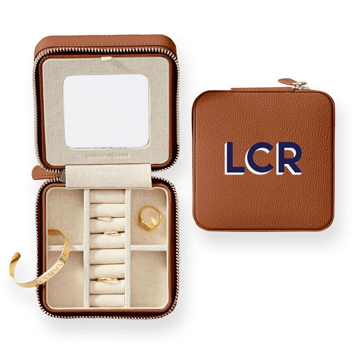 Small Travel Jewelry Case, Printed | Mark and Graham
