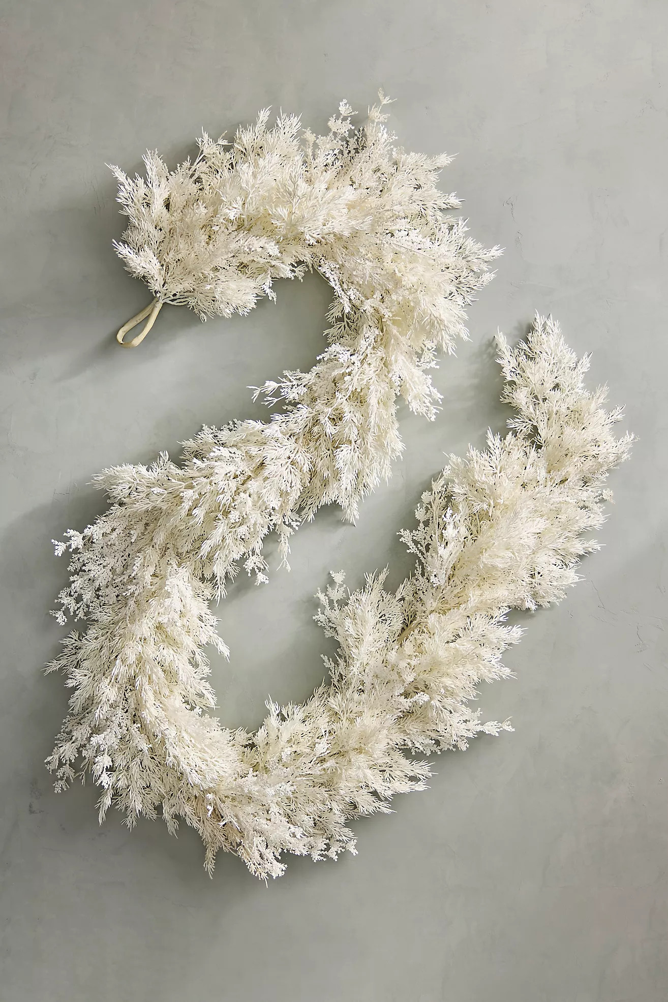 Faux Ivory Fir Garland, 108” | Anthropologie (US)