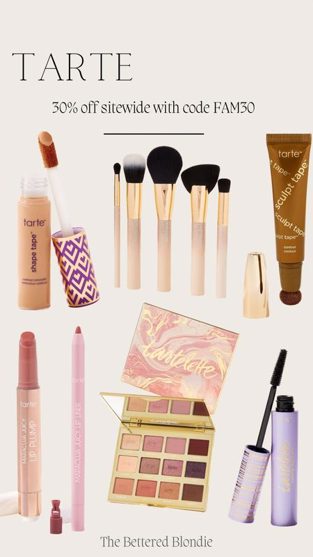 30% off site wide at Tarte with code FAM30 ✨

#LTKsalealert #LTKbeauty