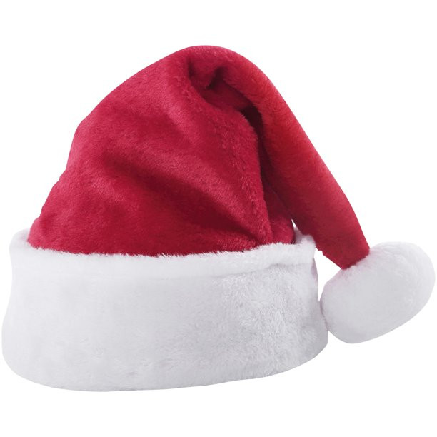 Holiday Time Classic Red & White Santa Hat, Large - Walmart.com | Walmart (US)
