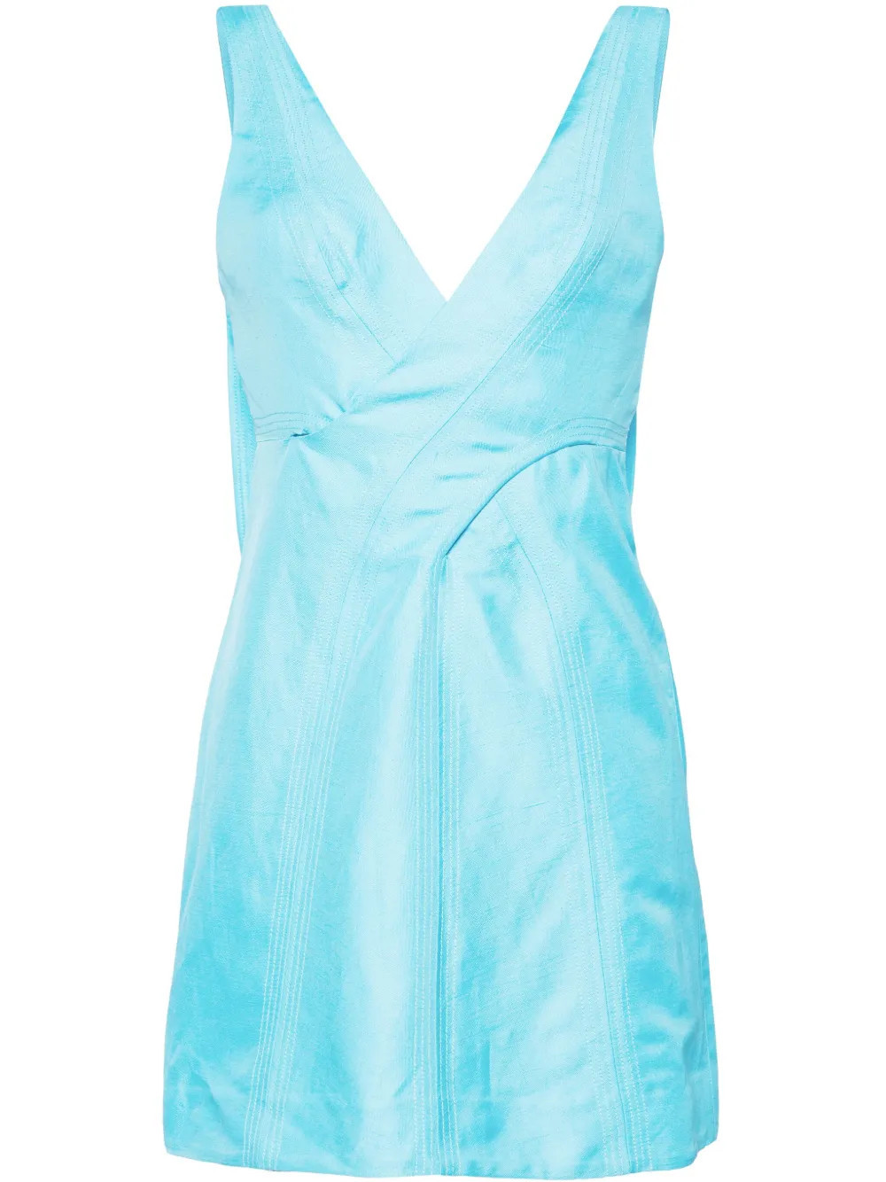 Acler Mardale mini dress - Blue | Farfetch Global