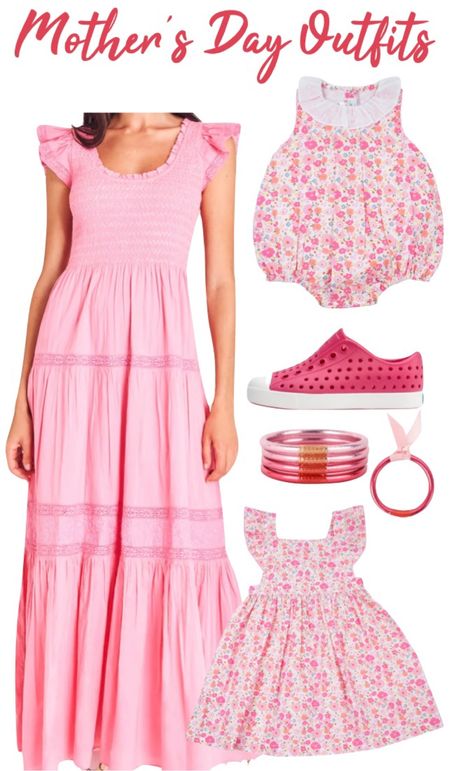 Mother and daughter outfits for Mother’s Day / floral dresses / pink dresses / family photo outfits 

#LTKGiftGuide #LTKfamily #LTKkids