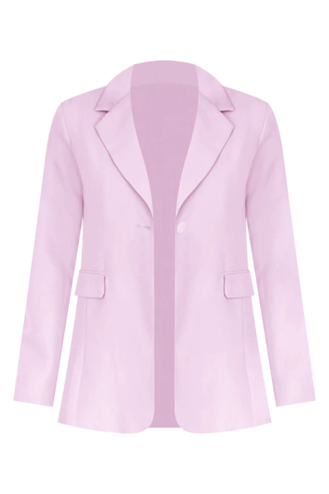 Another Tune Lilac Blazer | Pink Lily