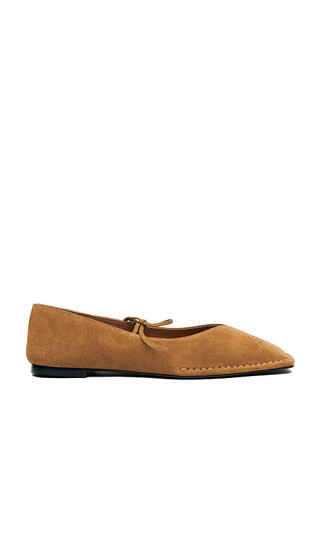 Sway Suede Ballet Flat in Suede Tan | Revolve Clothing (Global)