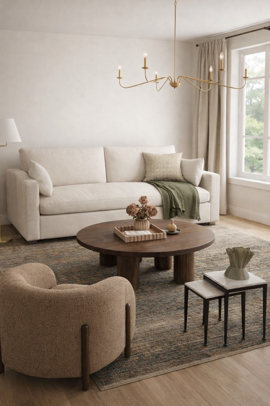 Curated Wayfair living room finds and favorites! Cozy neutrals, warm tones, and touches for the new year. A mix of affordable finds and a few splurge worthy ones too! #LTKStyleTip
