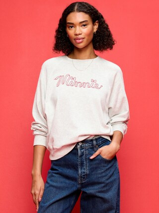 Old Navy x Disney Minnie Mouse SoComfy Oversized Graphic Sweatshirt | Old Navy (US)