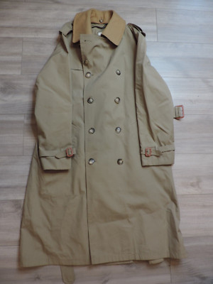 Vtg Brooks Brothers Trench Coat Tan Double Breast Plaid Lining Union Made 40 Reg  | eBay | eBay US