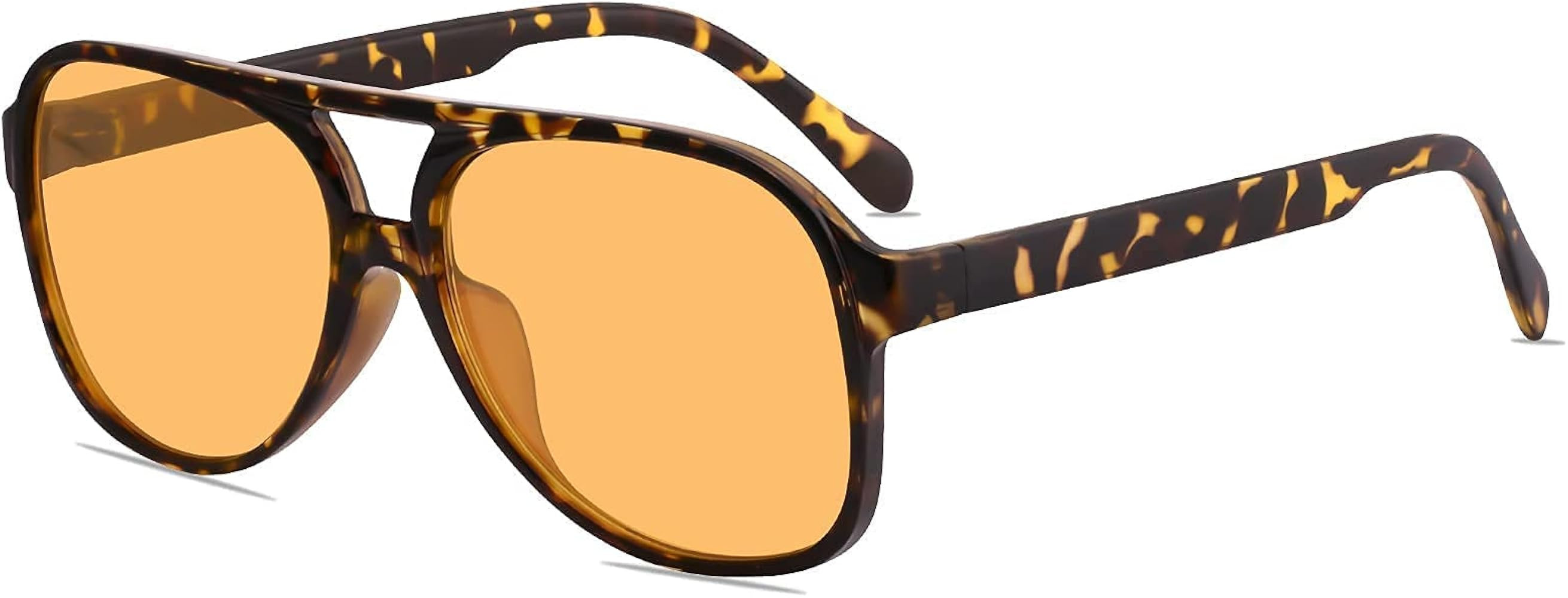 YDAOWKN Classic Vintage Aviator Sunglasses for Women Men Large Frame Retro 70s Sunglasses UV400 | Amazon (US)