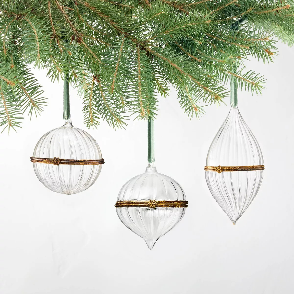 3pc Hinge Ornament Set - Hearth & Hand™ with Magnolia | Target