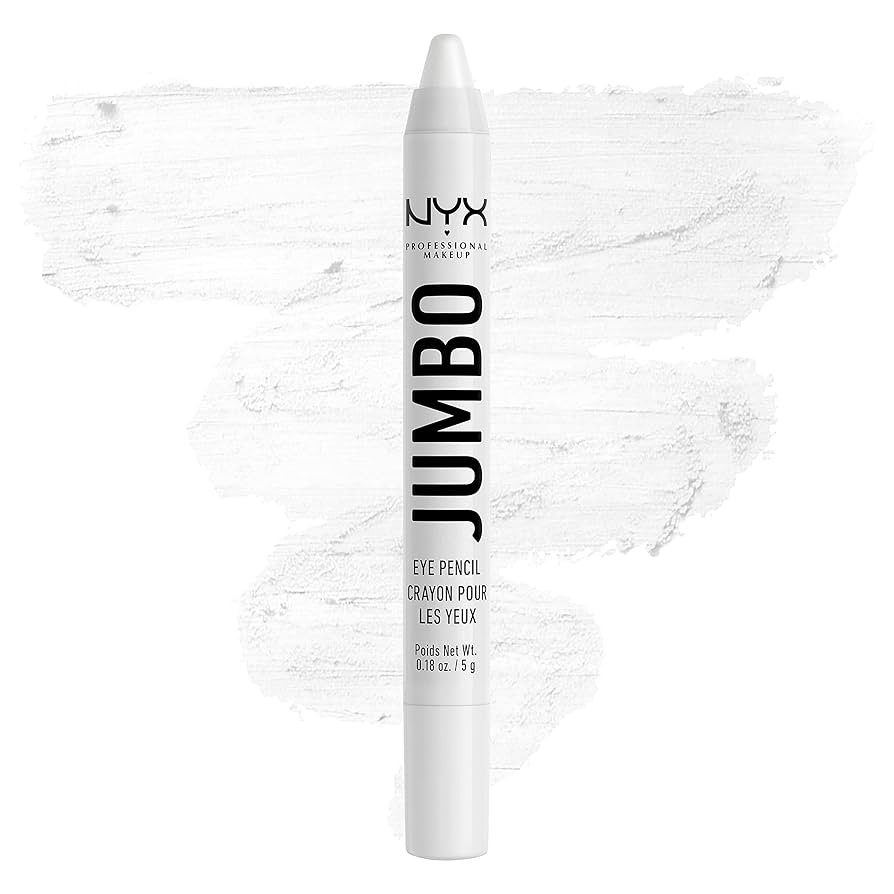 NYX PROFESSIONAL MAKEUP Jumbo Eye Pencil, Blendable Eyeshadow Stick & Eyeliner Pencil - Milk (Whi... | Amazon (US)