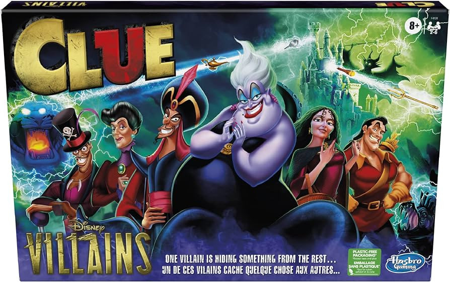 Hasbro Gaming Clue: Disney Villains Edition Board Game for Kids Ages 8+, 2-6 Players (Amazon Excl... | Amazon (US)