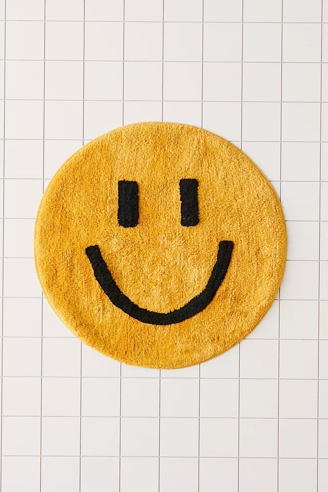 Happy Face Bath Mat | Urban Outfitters (US and RoW)