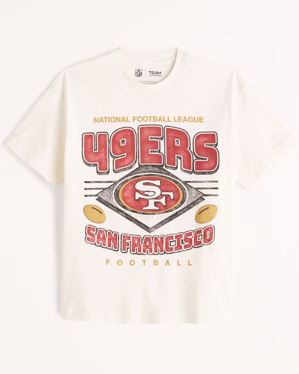 Oversized San Francisco 49ers Graphic Tee | Abercrombie & Fitch (US)