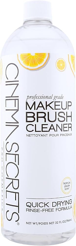 Cinema Secrets Original Makeup Brush Cleaner Solution - Professional Cleanser for Makeup Brushes ... | Amazon (US)