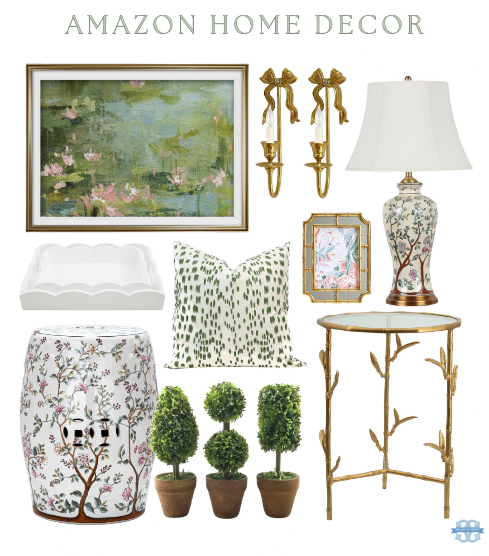 Green & Pink Grandmillennial Home Decor from Amazon!💚

Home Decor, Side Table, Stool, Chinoiserie, Table Lamp, Throw Pillow

#LTKhome