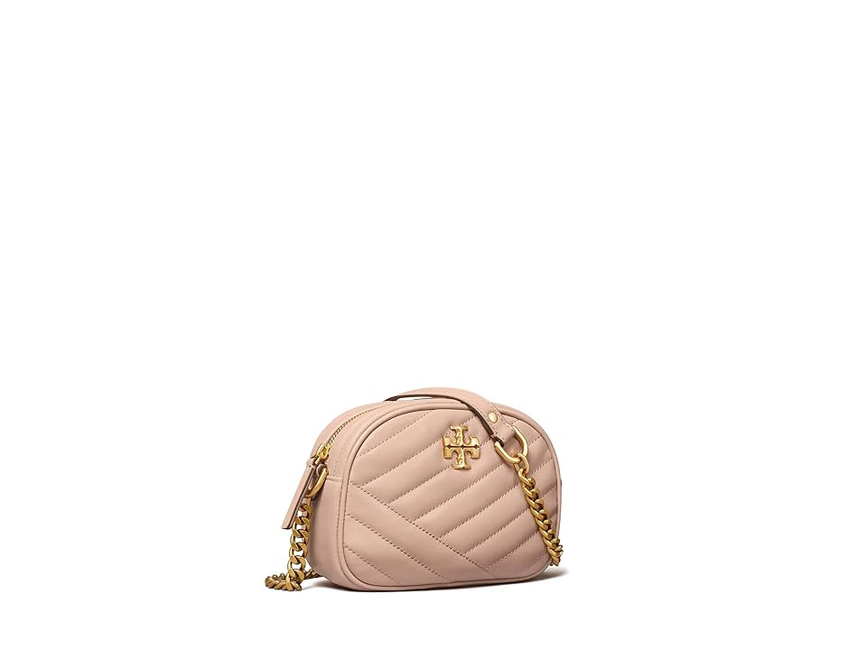 Tory Burch Kira Chevron Small Camera Bag (Devon Sand) Handbags | Zappos