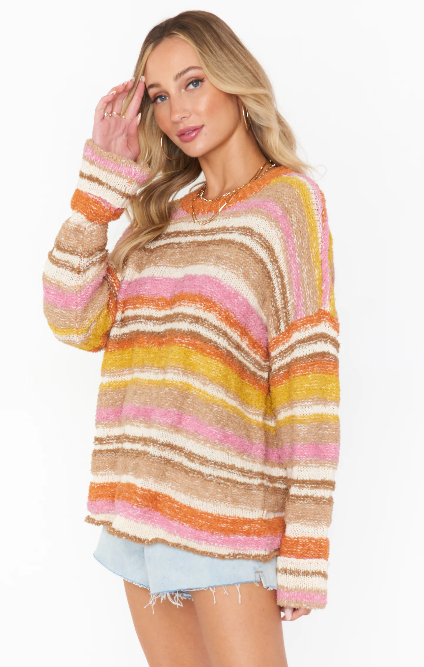 Sue Cuffed Sweater ~ Fall Stripe Knit | Show Me Your Mumu